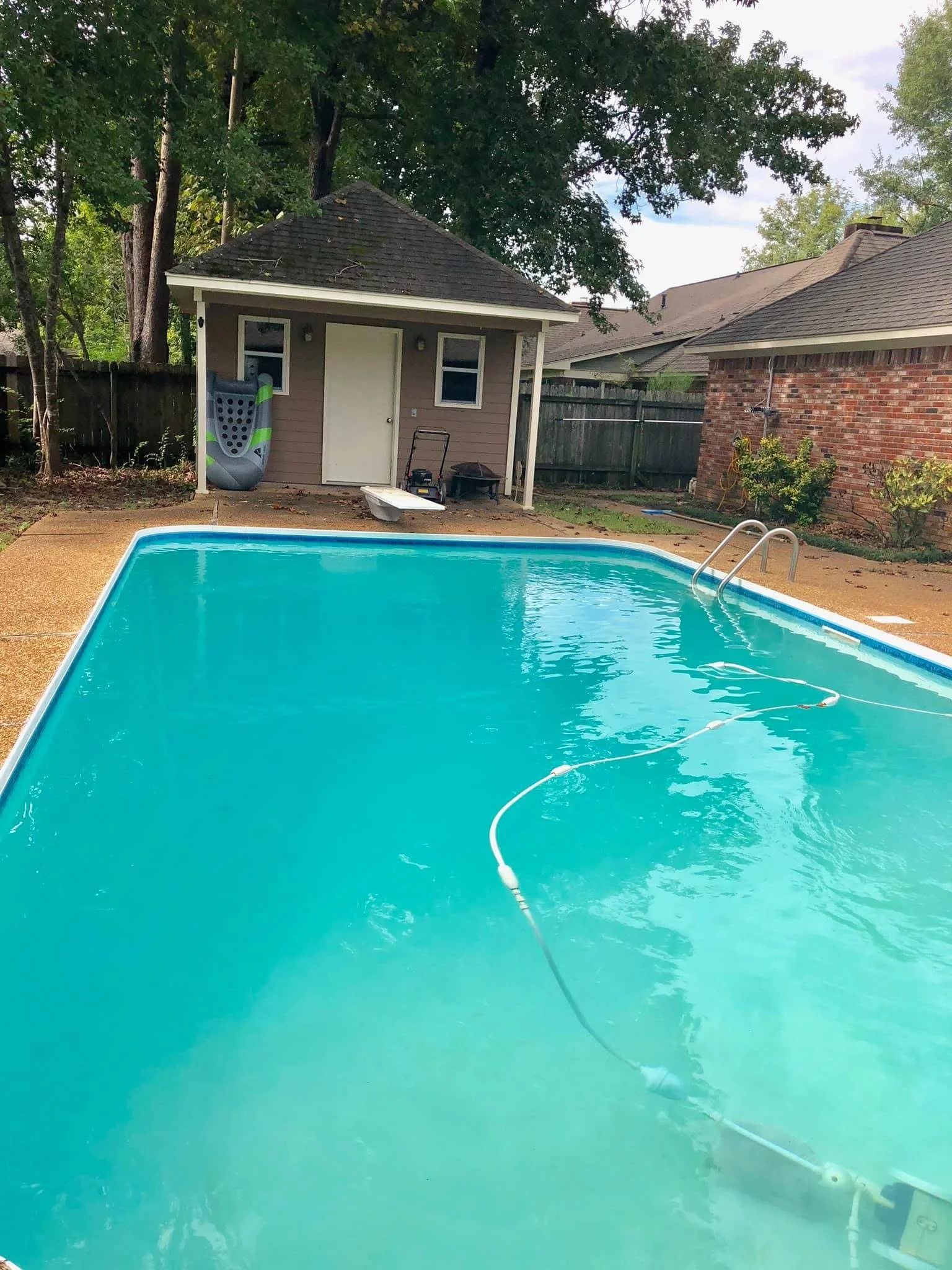 Swimming pool demo and backfill