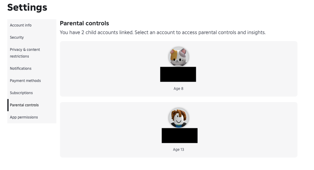 Screenshot 3 Roblox Parental Controls Linked Child Accounts.png