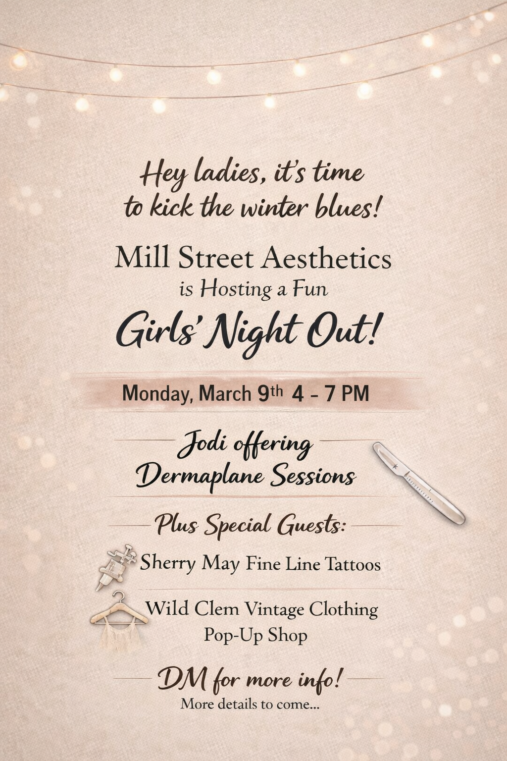 Girls Night Out at Mill Street Aesthetics