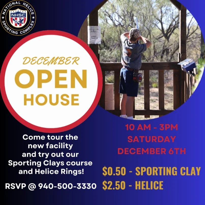 We were blown away by the amount of interest and excitement at last weekend&rsquo;s Open House &mdash; thank you to everyone who came out to tour the new NHSC facility and try our Sporting Clays course and Helice rings!
Because so many people have as