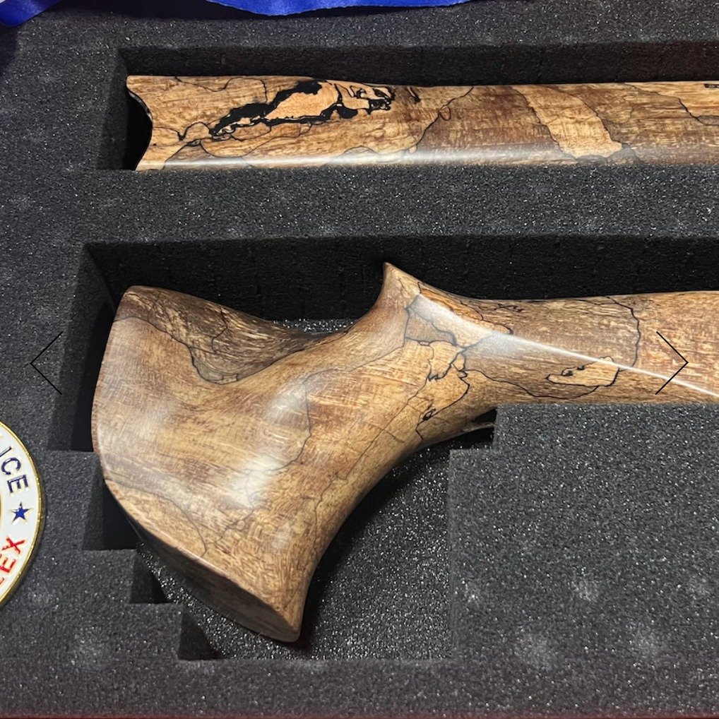 Check out our custom stocks available online. Shop today.
Model: Krieghoff K-80 (Right-Handed) Unit 2
Wood: Spalted Maple 
Finish: Full Silicone 
Includes: Grip + Forearm

https://www.nationalhelicesportingcomplex.com/shop/p/k80-unit-1

Gift cards al