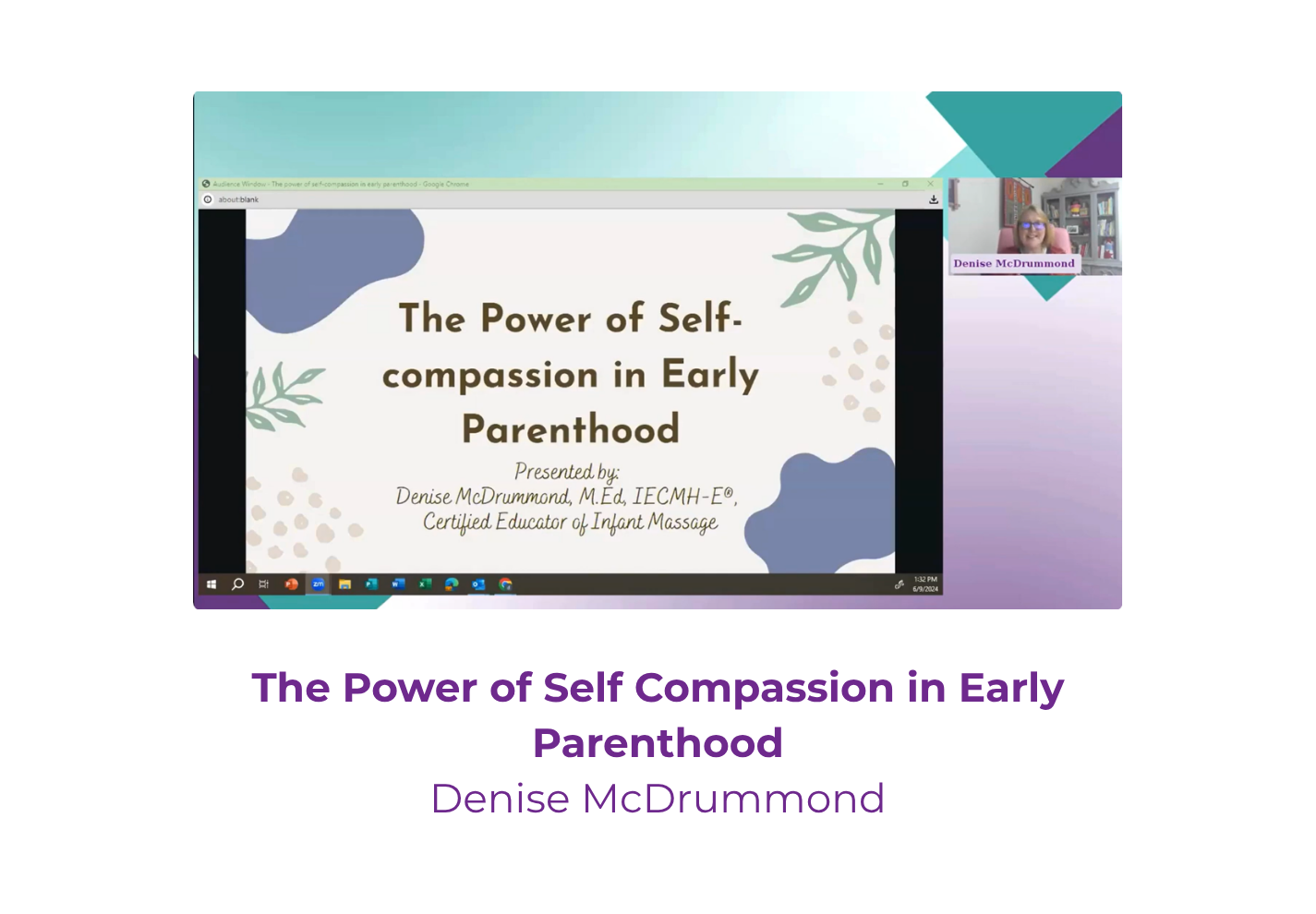 The Power of Self-Compassion in Early Parenthood - Denise McDrummond