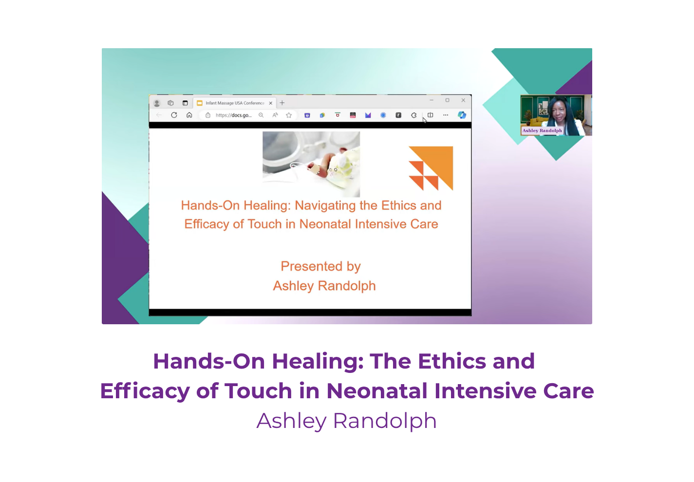 Hands-On Healing: The Ethics and Efficacy of Touch in Neonatal Intensive Care - Ashley Randolph