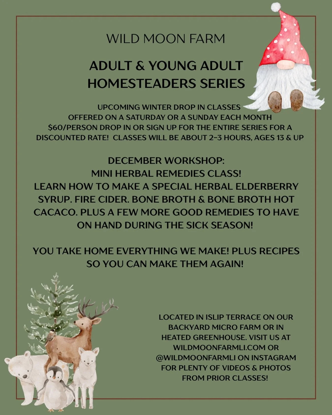 Coming up soon!! Come try our adult &amp; young adult class out and leave with lots of goodies!! Sign up in bio or here: https://forms.gle/Gtg3fqD8bX9hxy2x5