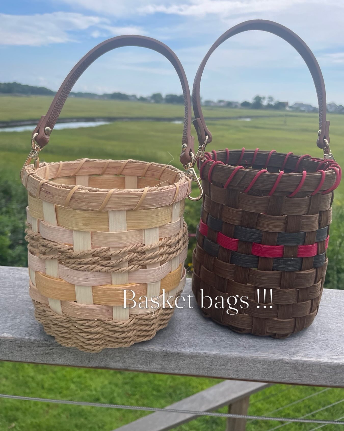 Add a bottle of wine or carry as a purse! Great coastal vibes!