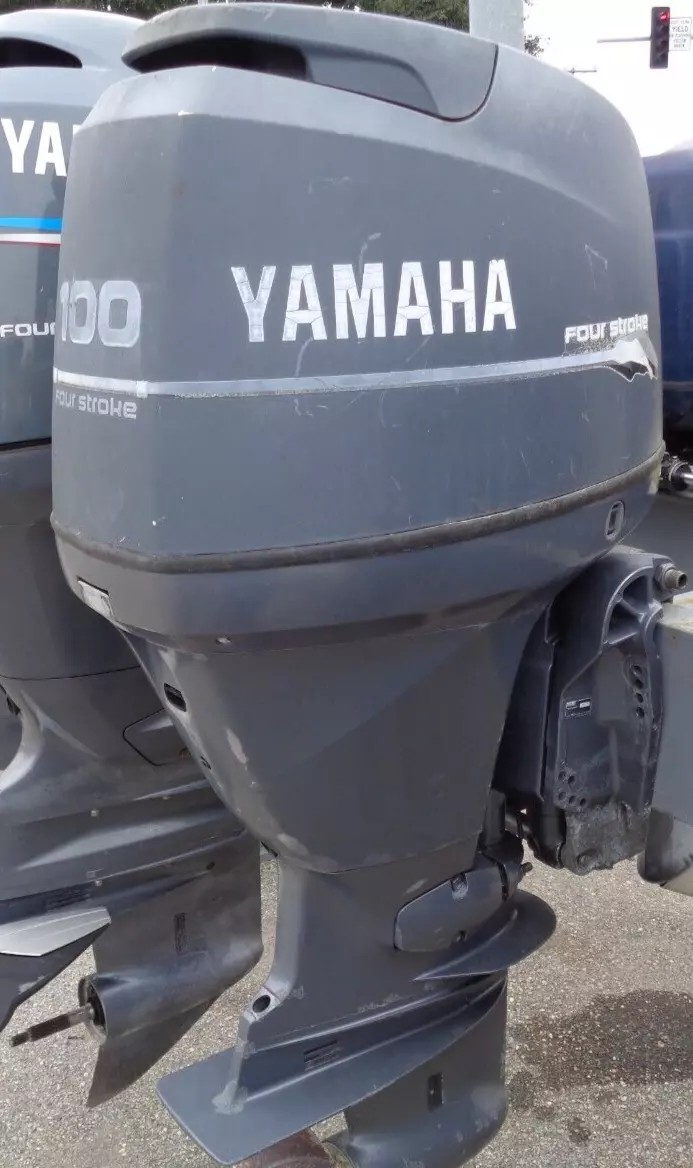 **SOLD**USED 2000 YAMAHA F100 100 HP 20" CARBURETED OUTBOARD BOAT MOTOR ENGINE 4-STROKE