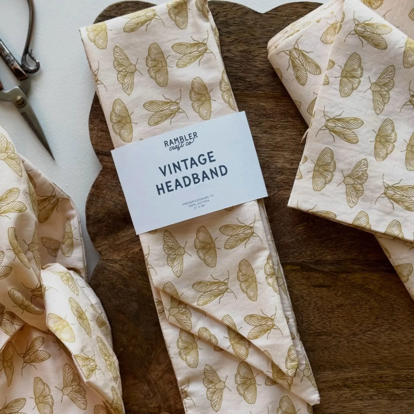 Sneak peek. The Moth wire headband is in the works, still perfecting the packaging &amp; getting the label right, but the headband itself? Pretty happy with how she&rsquo;s turning out.

More soon. Stay tuned.