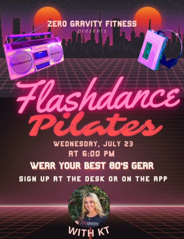 Get ready to sweat in style 💦🪩
We’re bringing the Flashdance vibes to the studio with a high-energy 80s-themed Pilates class! Think leg warmers, throwback hits, and serious core burn. 💃✨
It’s all the sculpting you love — with a s