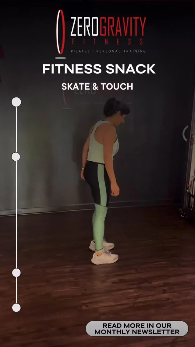 Glide, tap, burn 🔥
The Skate & Touch move is a killer combo of cardio and core — boosting agility, firing up your glutes, and keeping your heart rate high. 🛼💥
Perfect for a quick sweat or as part of a full-body circuit. Ready to move?
#