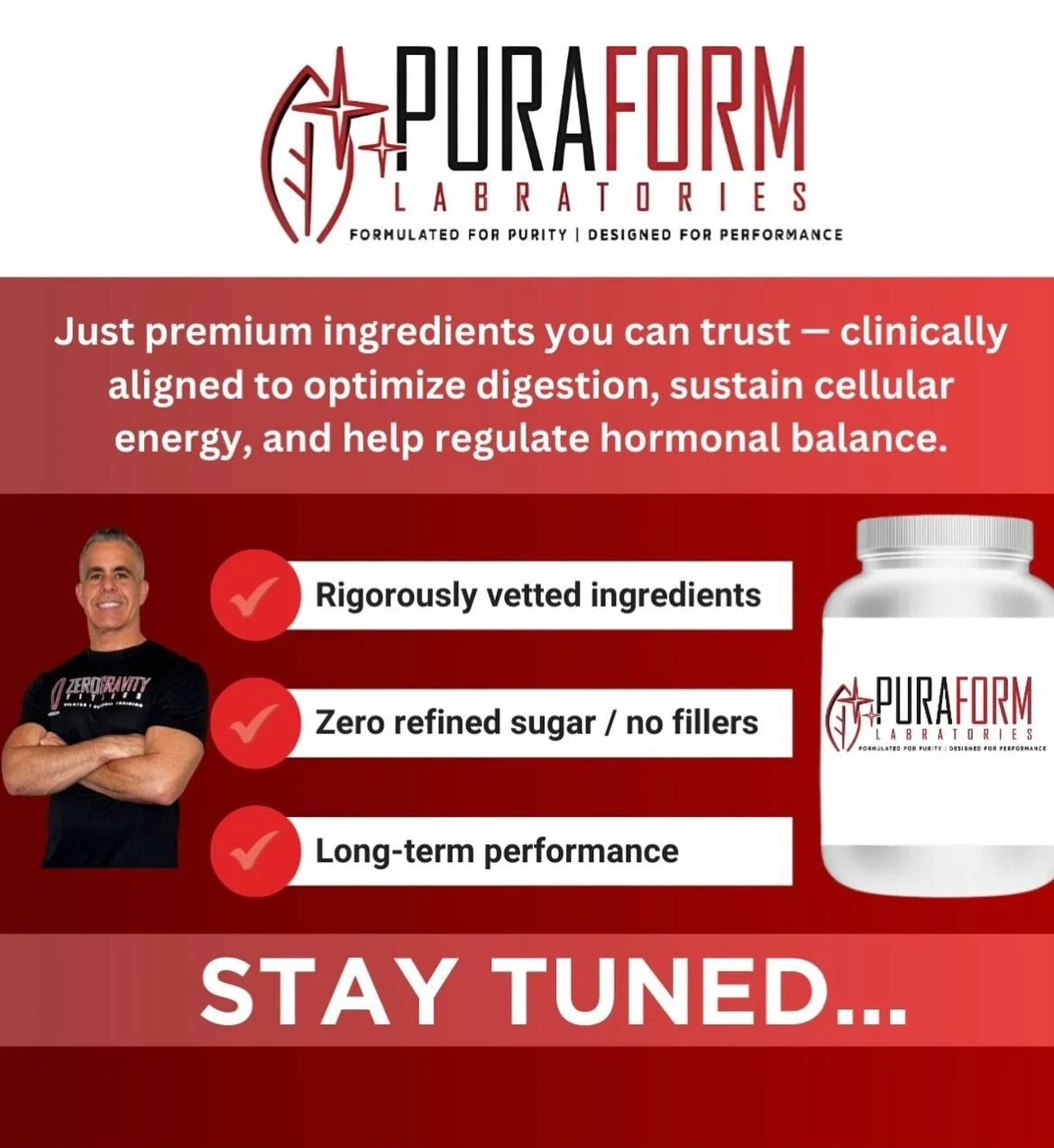 Leo&rsquo;s new supplement line: clean, properly sourced, and built for real results. No refined sugar. No fillers. No shortcuts. Just premium ingredients to fuel performance, speed recovery, and support total wellness.
#supplements #zerogravityfitne