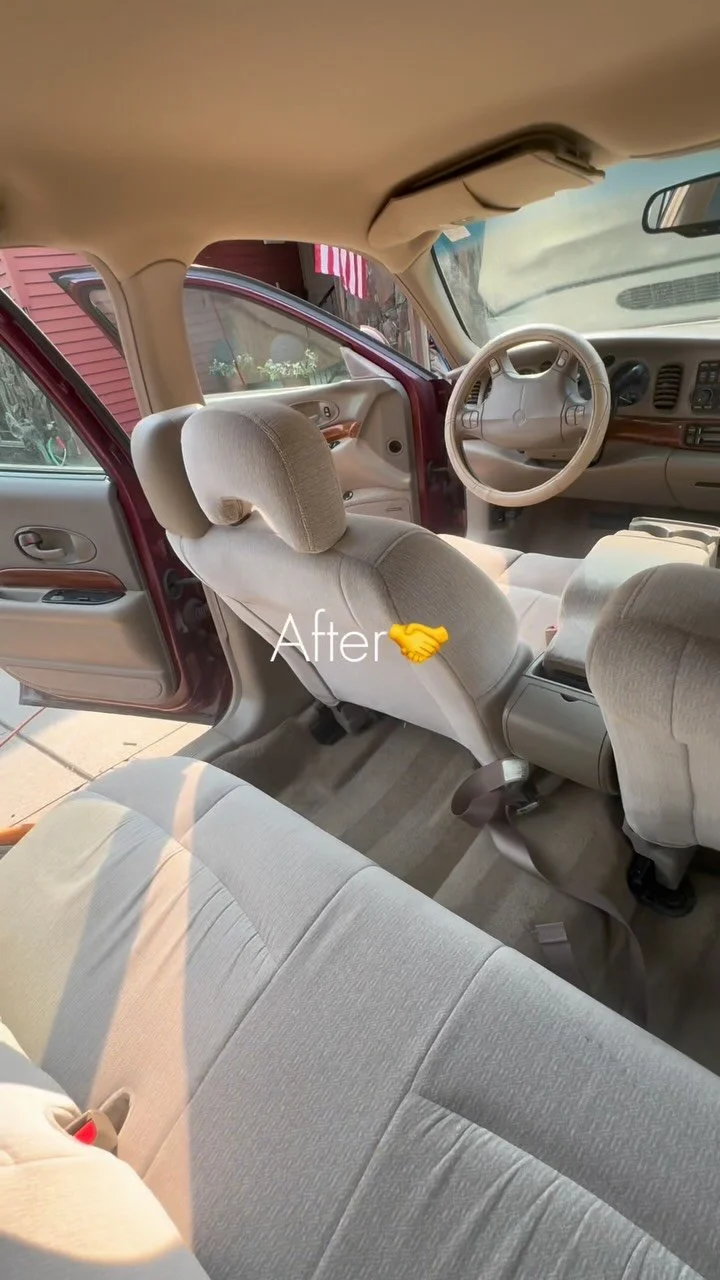 Stains?? I won’t let you down 🧽🧼🪥#car #detailing #edit #clean #cardetailing #Classic #buick