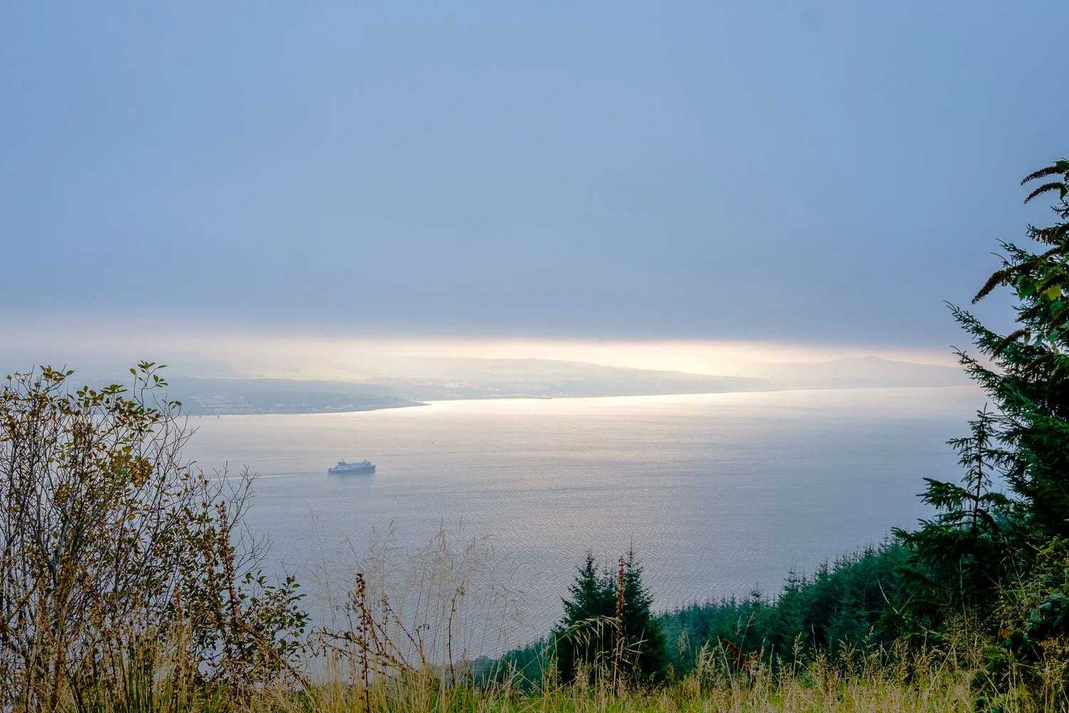 Ferry sailing down the Firth of Clyde, from Dunoon.jpg