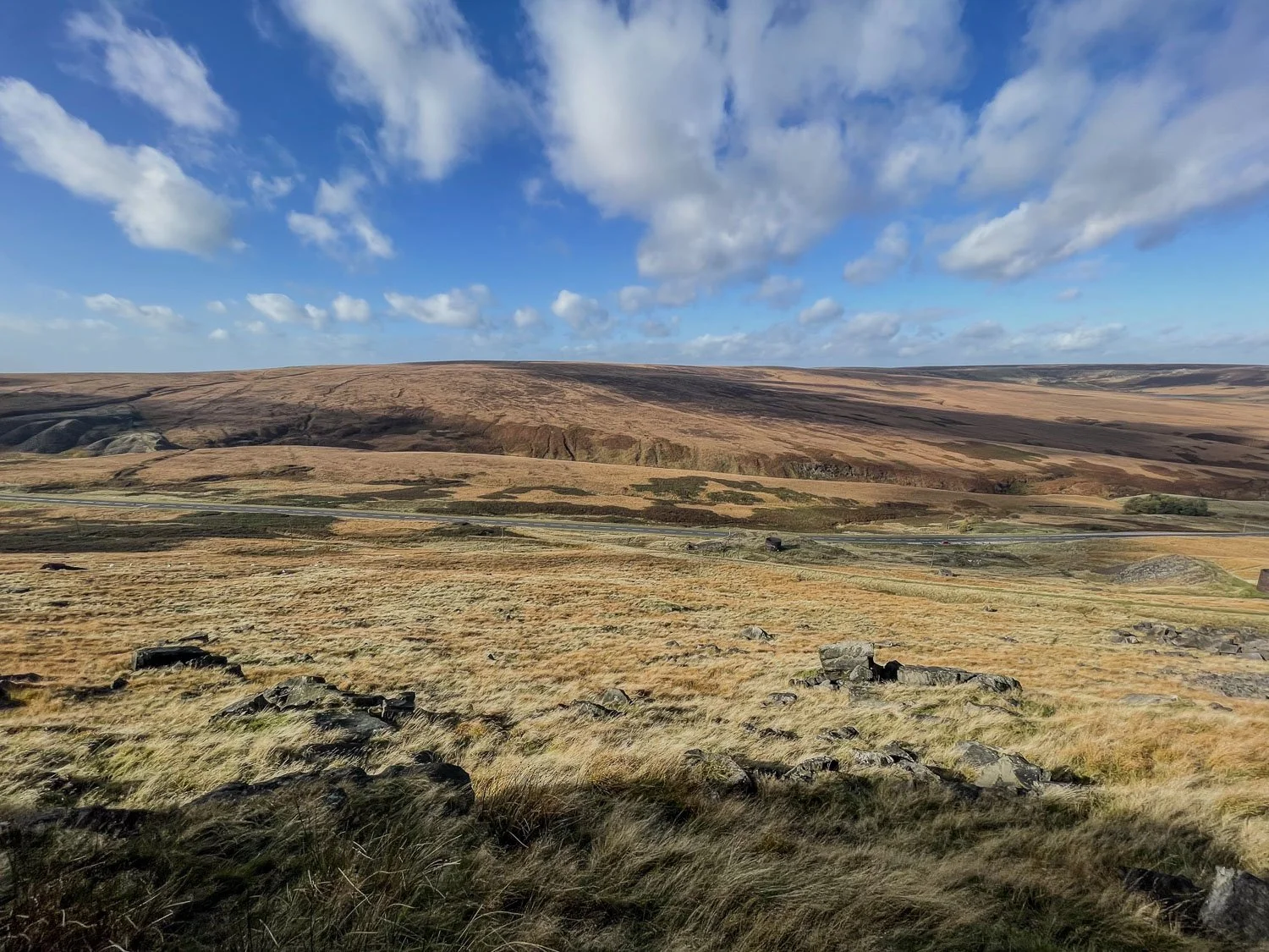 Looking down fro Pule Hill - Snow Stone.jpg