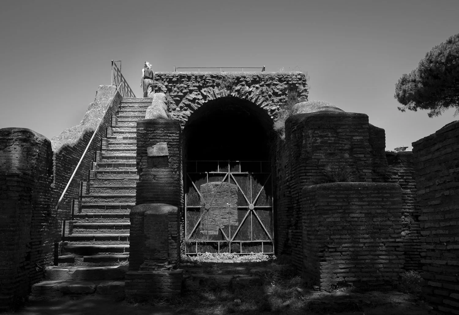 Jane top of Baths of Neptune staircase.jpg