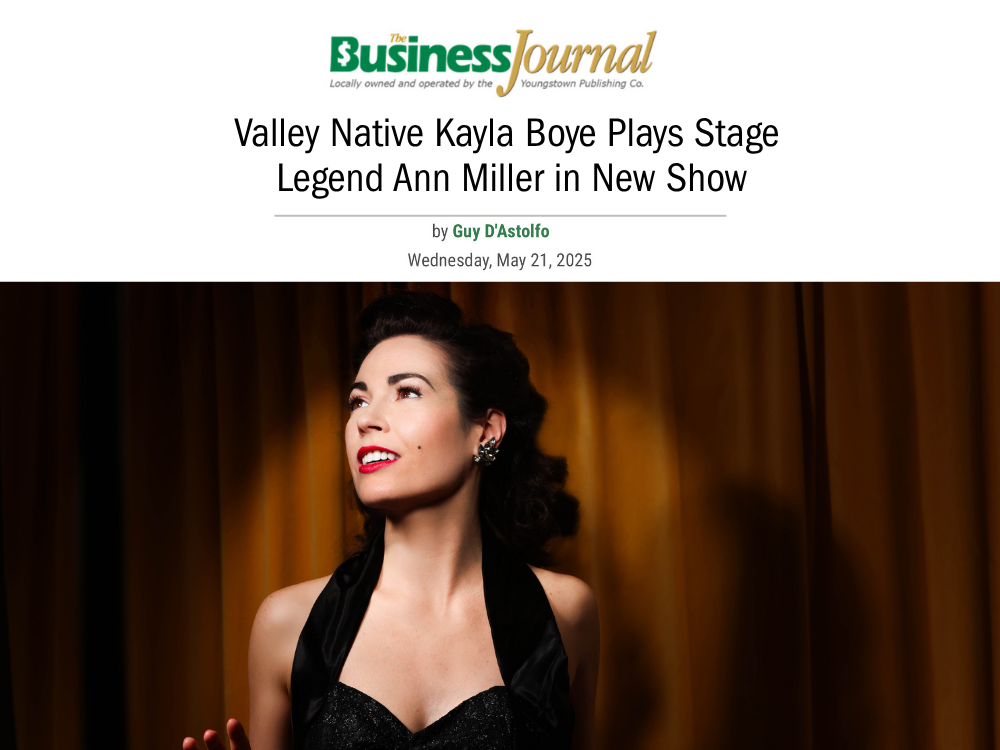 Valley Native Kayla Boye Plays Stage Legend Ann Miller in New Show