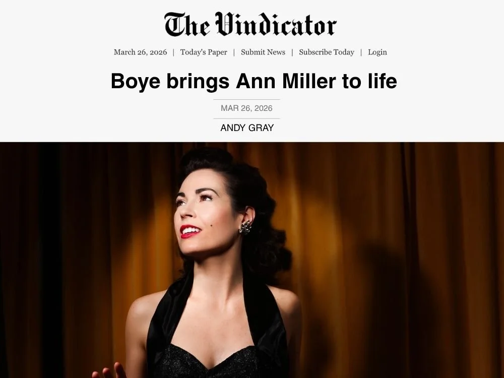 Boye brings Ann Miller to life