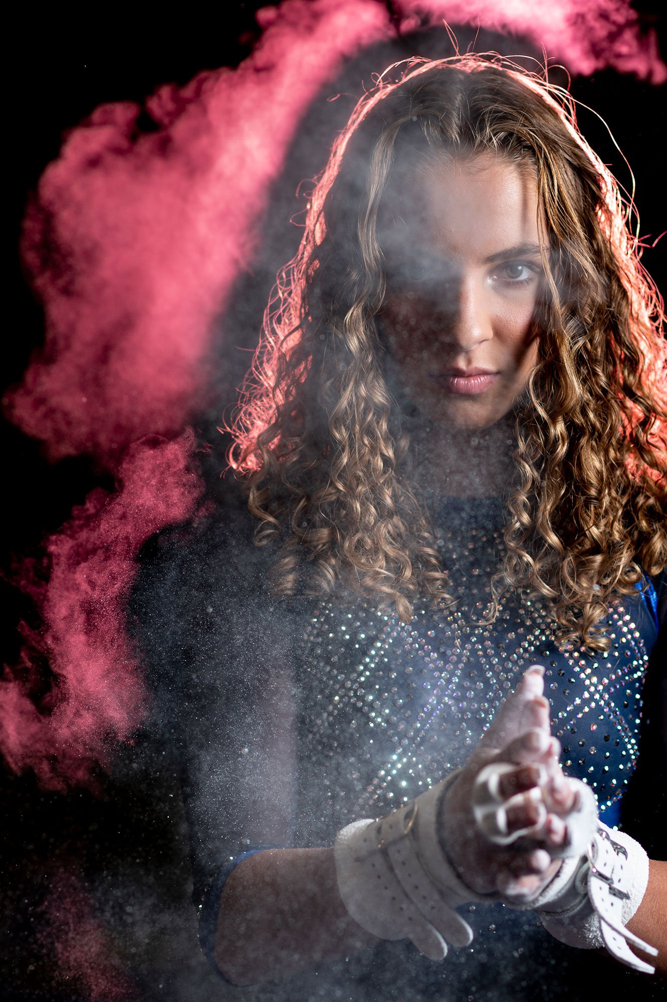 Ellianna Schnieders, a senior at Jefferson City High School, poses for a portait at Show-Me Gymnastics on  Sept. 30, 2022. 