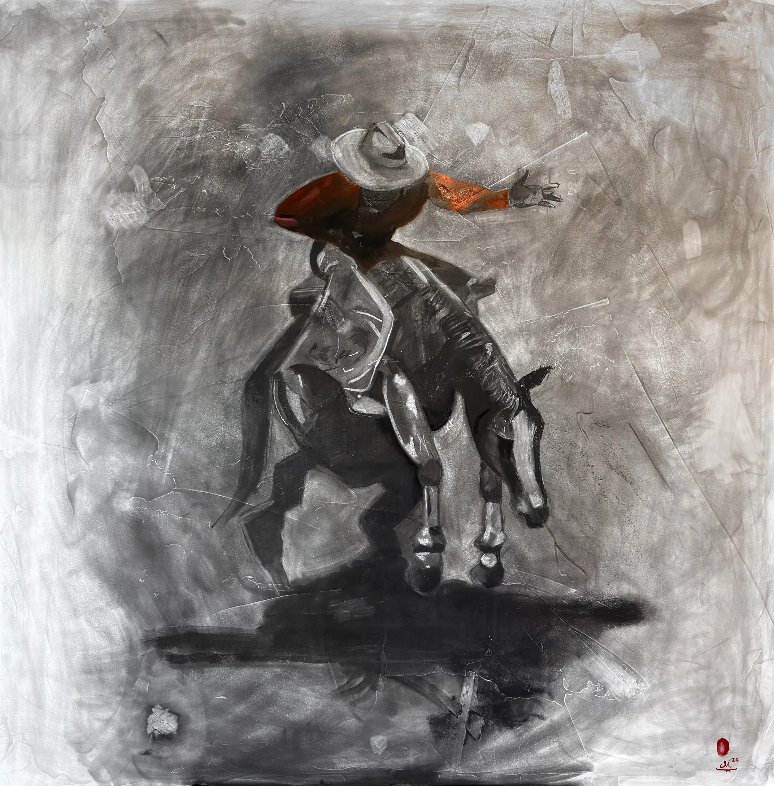 "Born Wild" - 48x48in