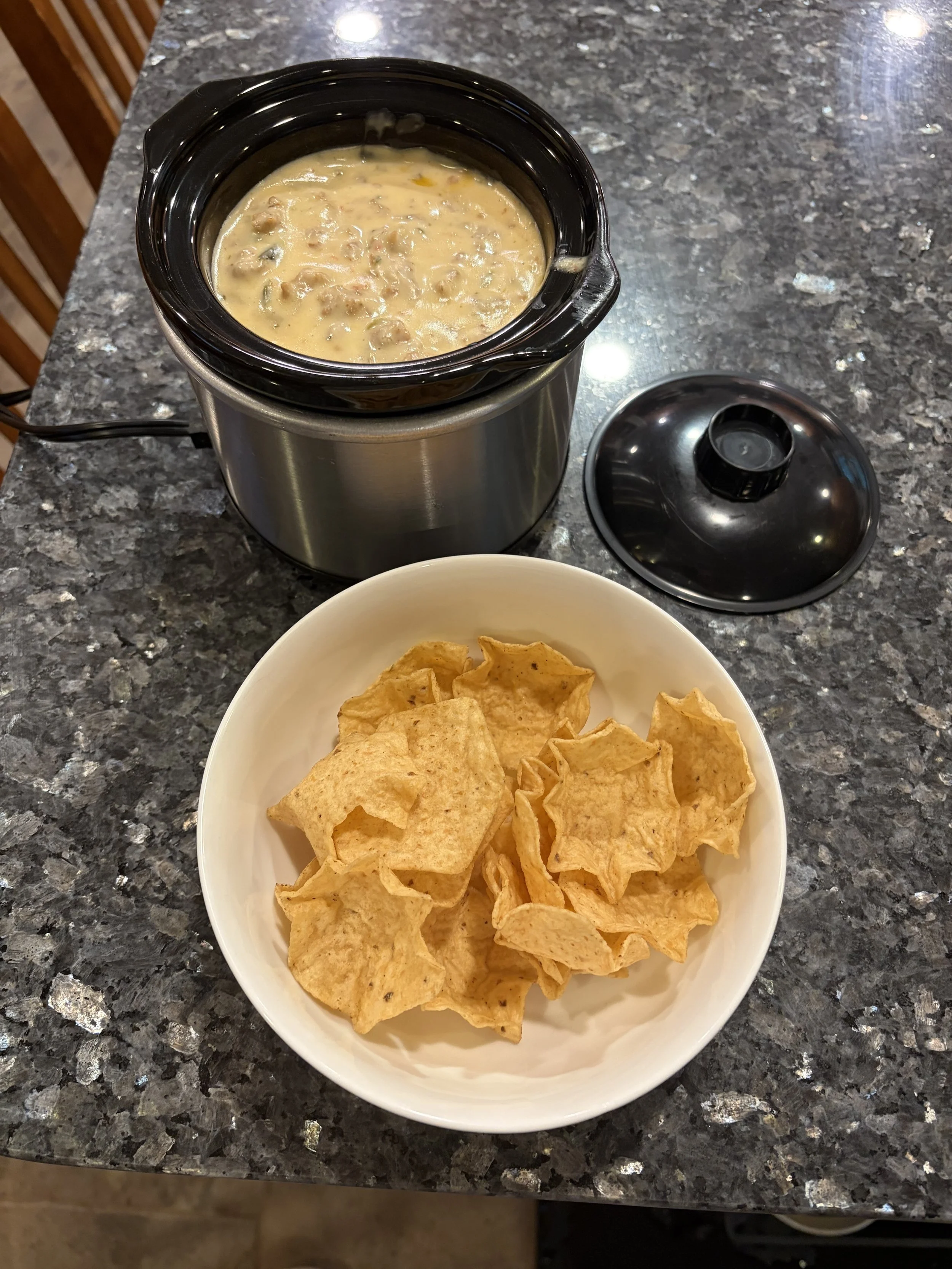 Gluten-Free Queso Hot Sausage Dip