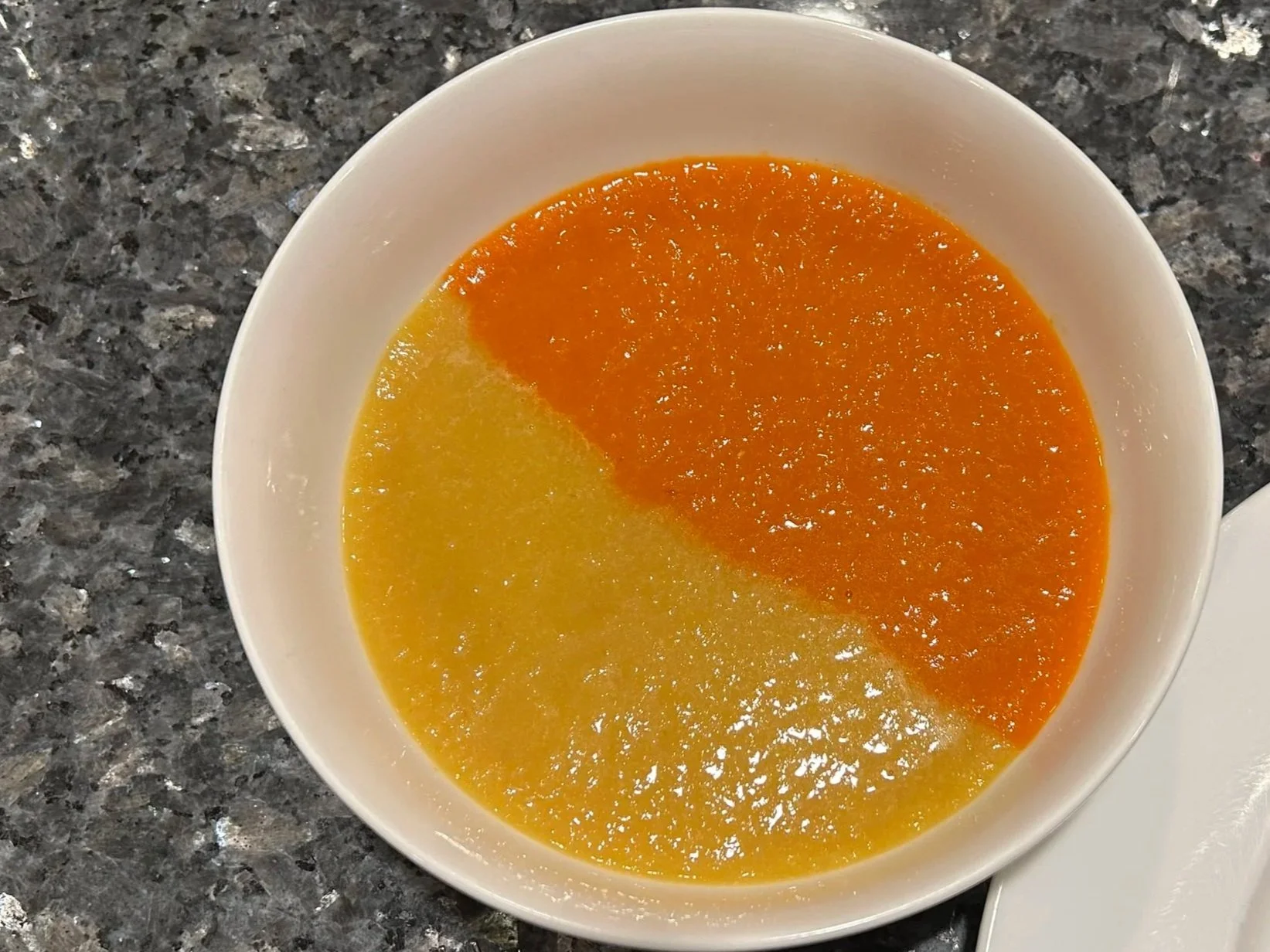 Red and Yellow Pepper Soup