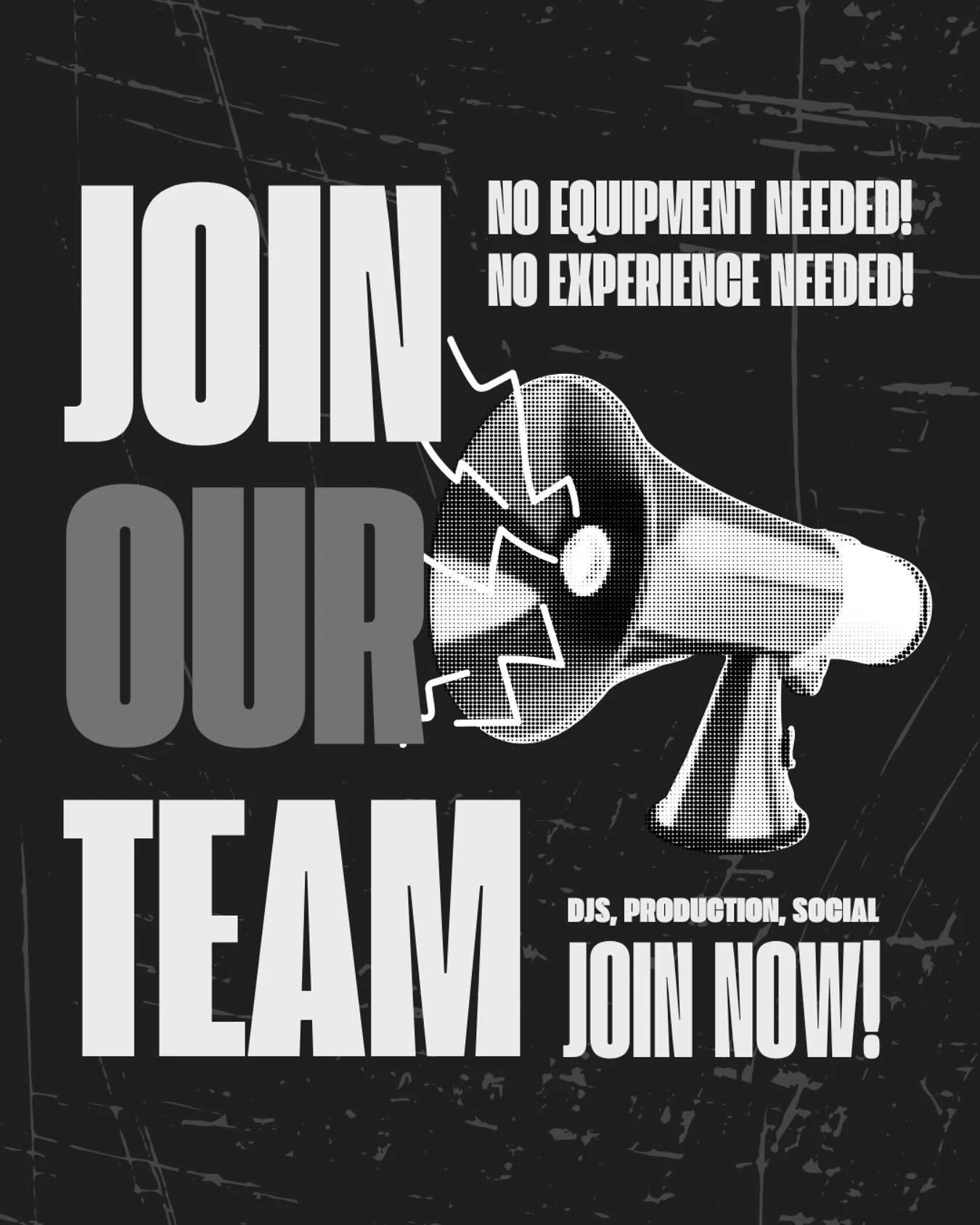 WE ARE HIRING DJs, Production Assistants, and Content Capturers! Are you a fun, exciting, joy-filled person?! Do you want to learn life transforming skills that will lead to rewarding, impactful work and experience? Do you want the opportunity to lea