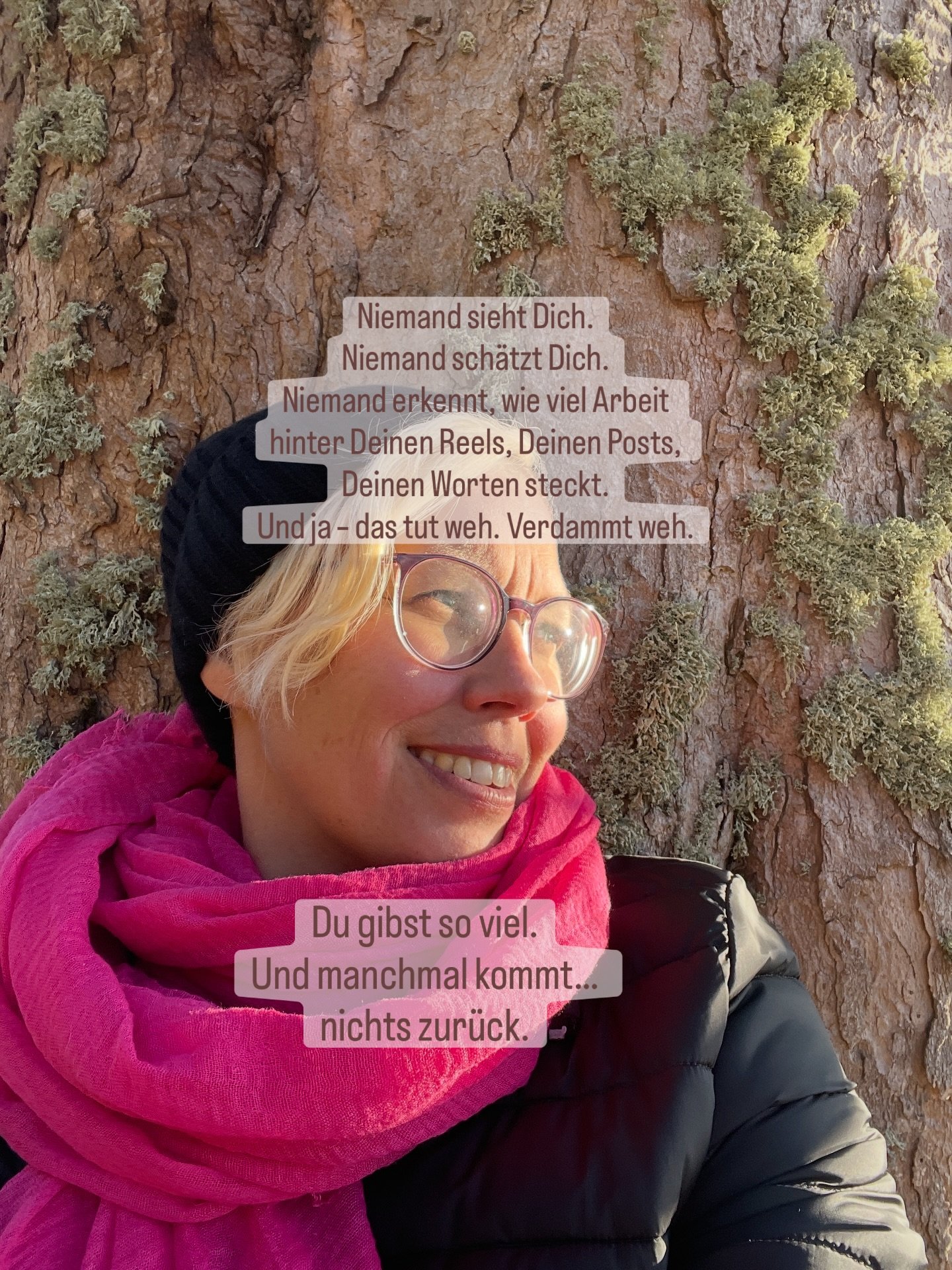Wir alle kennen diesen Moment, in dem wir uns fragen: &bdquo;Sieht das &uuml;berhaupt jemand? Z&auml;hlt das, was ich tue?&ldquo;
Ja. Tut es. Mehr, als Du glaubst. ✨

Manchmal braucht es nur eine kleine Geste, um wieder zu sp&uuml;ren, dass wir verbu