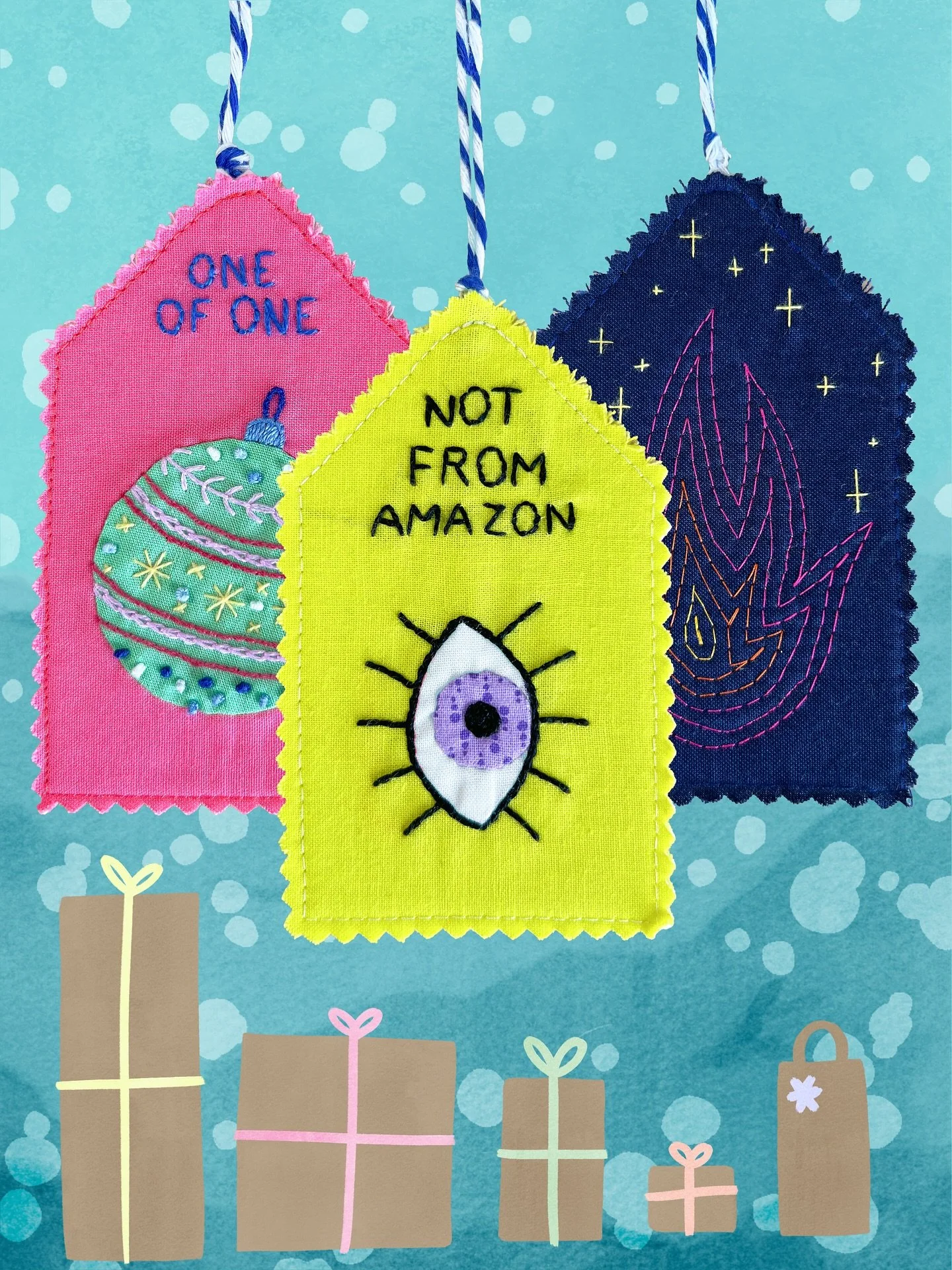 🏷️ gift tags that refuse to be thrown away ✨ hand stitched for @aurifilthread Artisan October challenge X💛X🩷

🧵 @aurifilthread used:
80wt in 2123
50wt in 2140, 2240, 4020, 2314
40wt in 2784
28wt in 1135
12wt in 4655, 2455, 2515
wool in 8130
floss