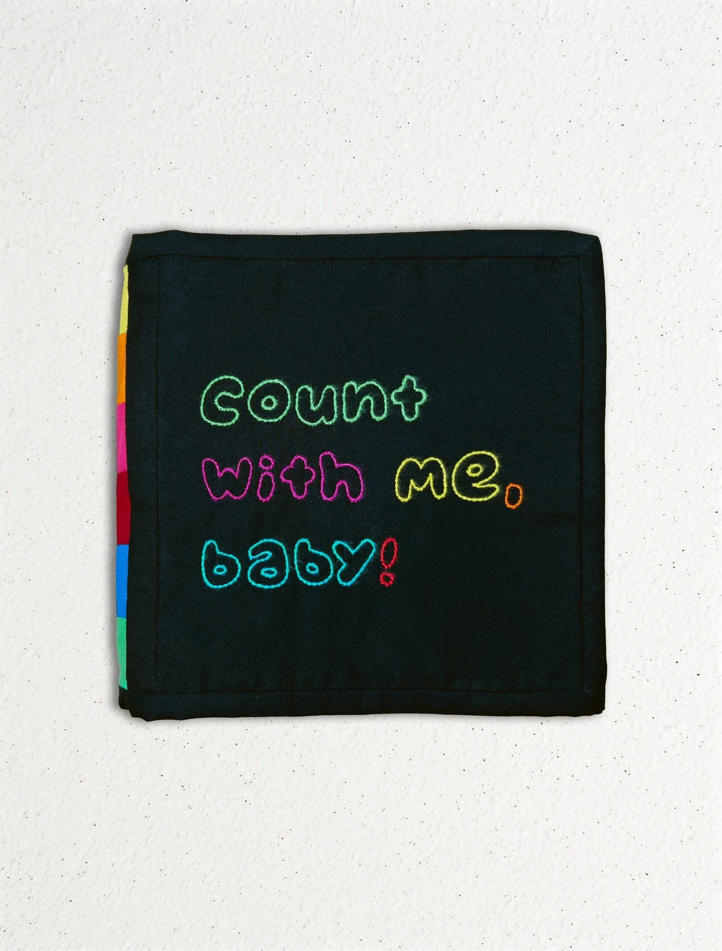 0, 1, 2, 3, 4, 5 | textile baby book [swipe for pages]  I first designed this project in 2023, made a prototype&hellip; and then life happened. It lived inside a folder titled &ldquo;1,2,3, count with me, baby&rdquo; and to 3 I counted: 2024, 2025, 2