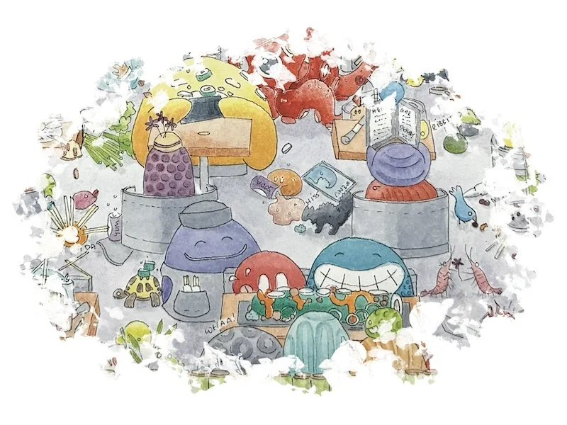 A Delicious Night at the Sushi Bar Seek & Find Graphic by Erica Christensen