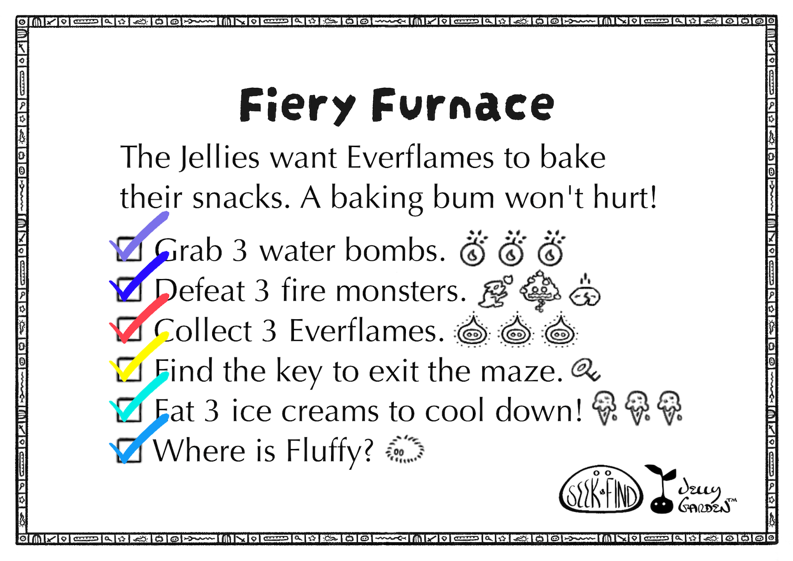 Fiery Furnace Answer Key List