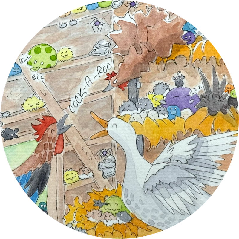 In the Roost - A Jelly Garden Mini Seek & Find Adventure by Erica Christensen