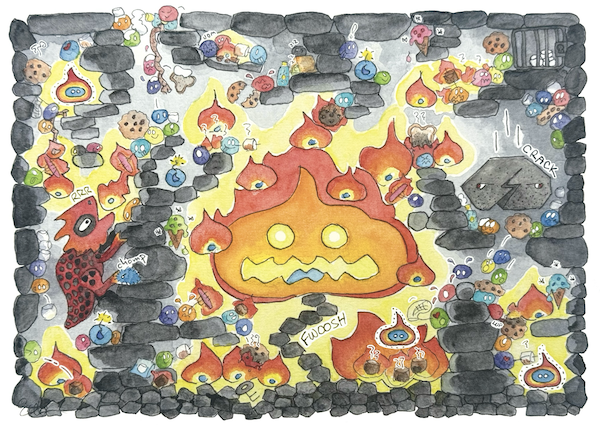 Fiery Furnace - A Jelly Garden Seek & Find Maze Adventure by Erica Christensen