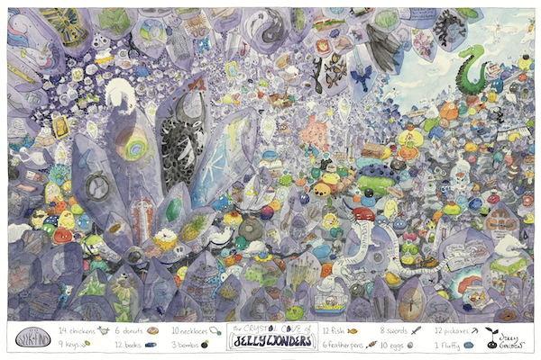 The Crystal Cave of Jelly Wonders - A Jelly Garden Seek & Find Adventure by Erica Christensen