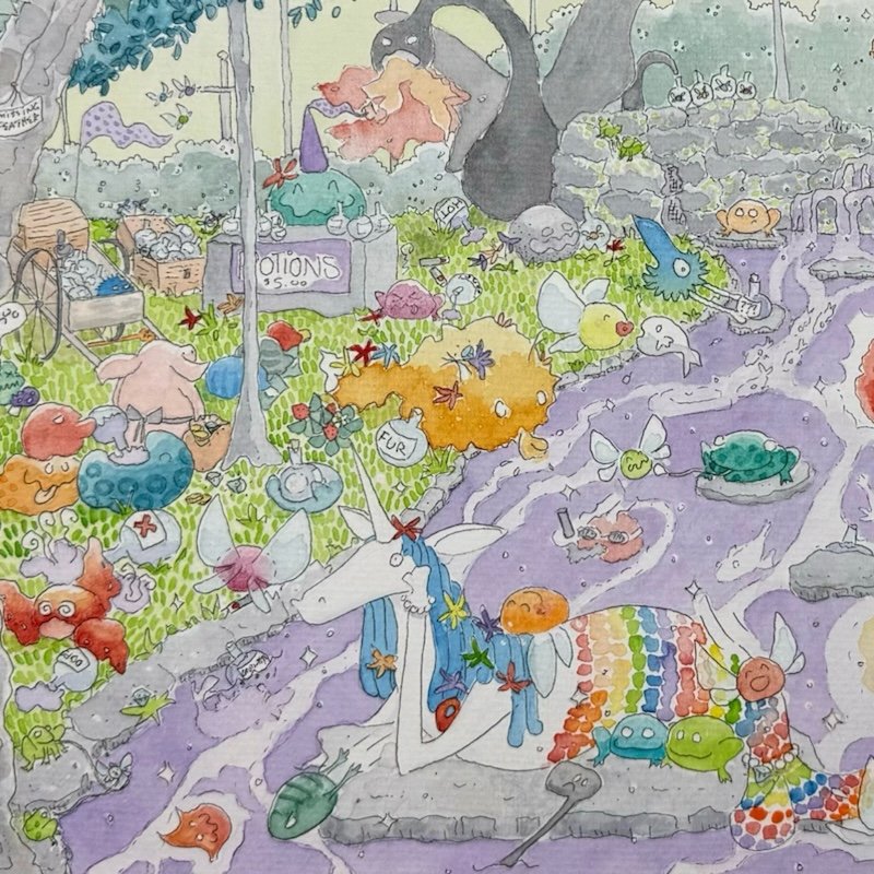 Free Potion Refills in the Enchanted Jelly Fairy Forest Seek & Find Graphic by Erica Christensen