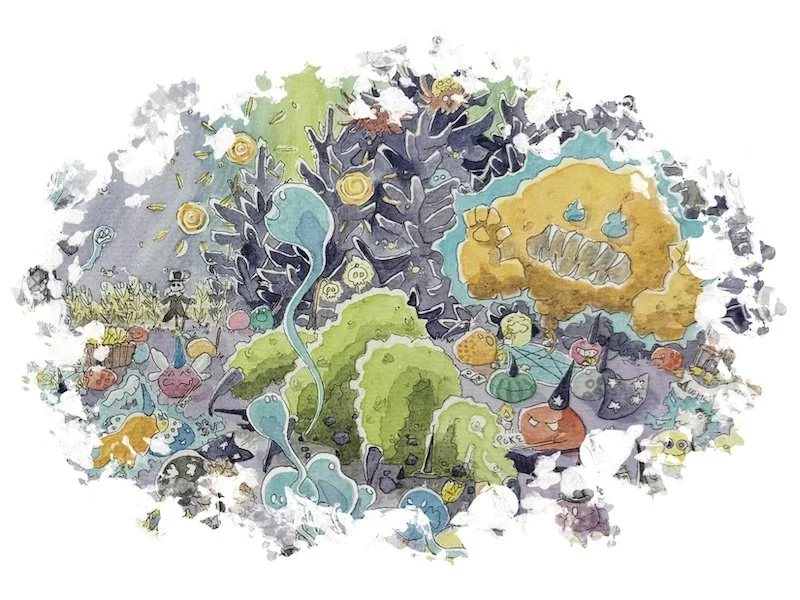 Night. of the Jelly Moon Festival Seek and Find Graphic by Erica Christensen