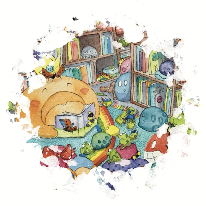 Story Time Seek and Find Postcard Graphic by Erica Christensen