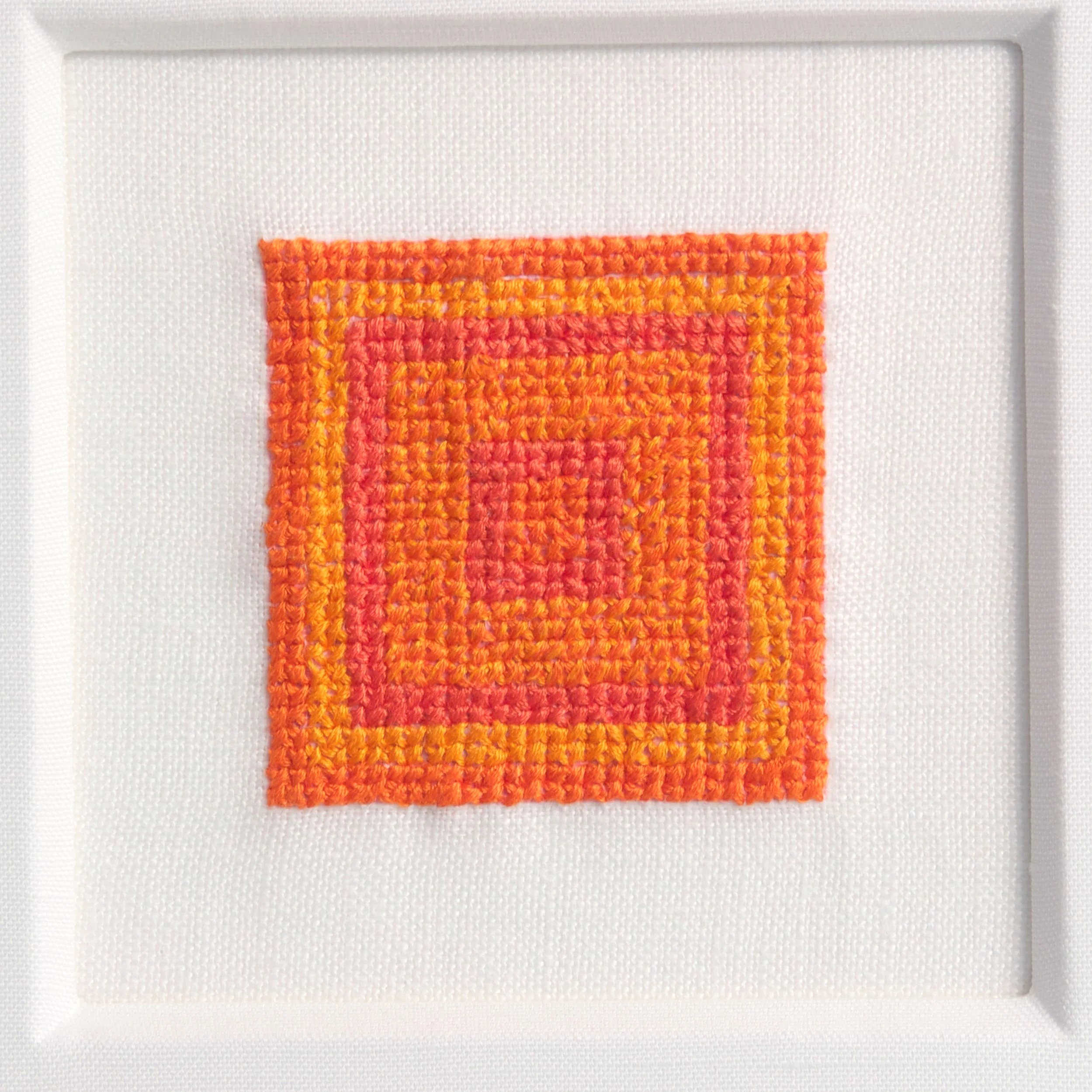 Color-stitch Study Orange (detail)