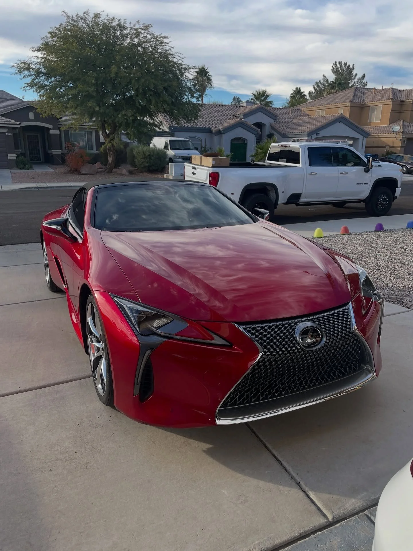 Photo bomb from a paint correction gig, deep ruby red