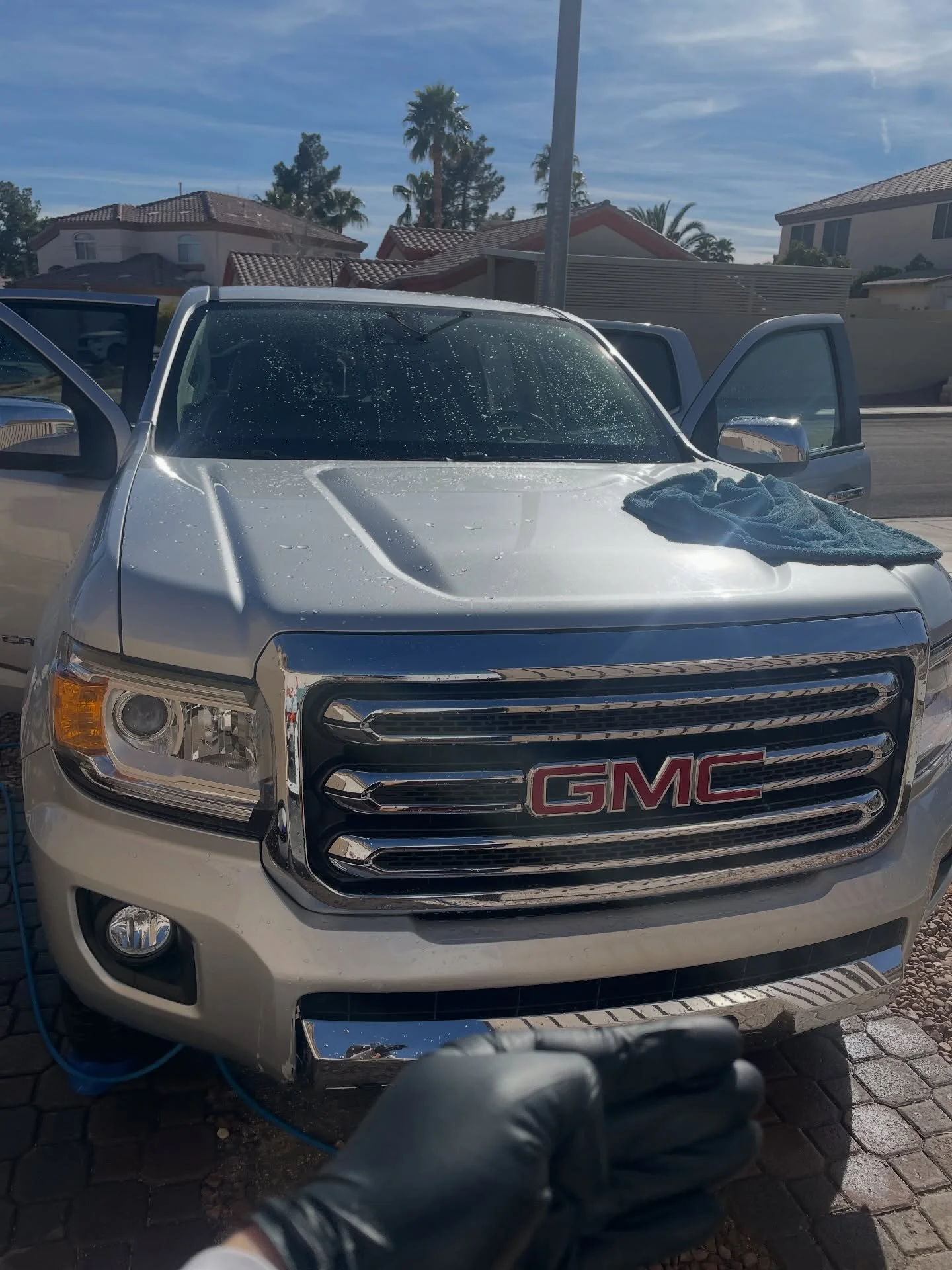 GMC full detail. Clay, decon, polish, ceramic, engine, interior