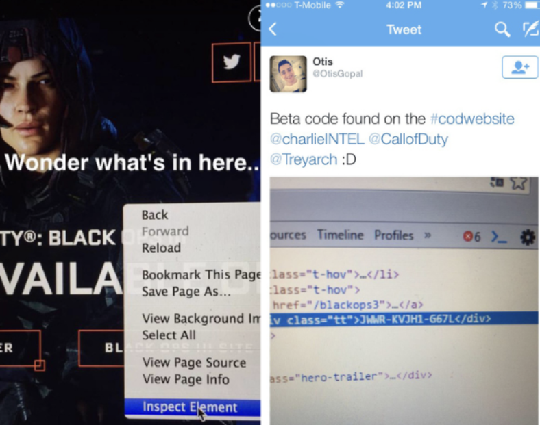 So we leaked BETA codes for the new game 
