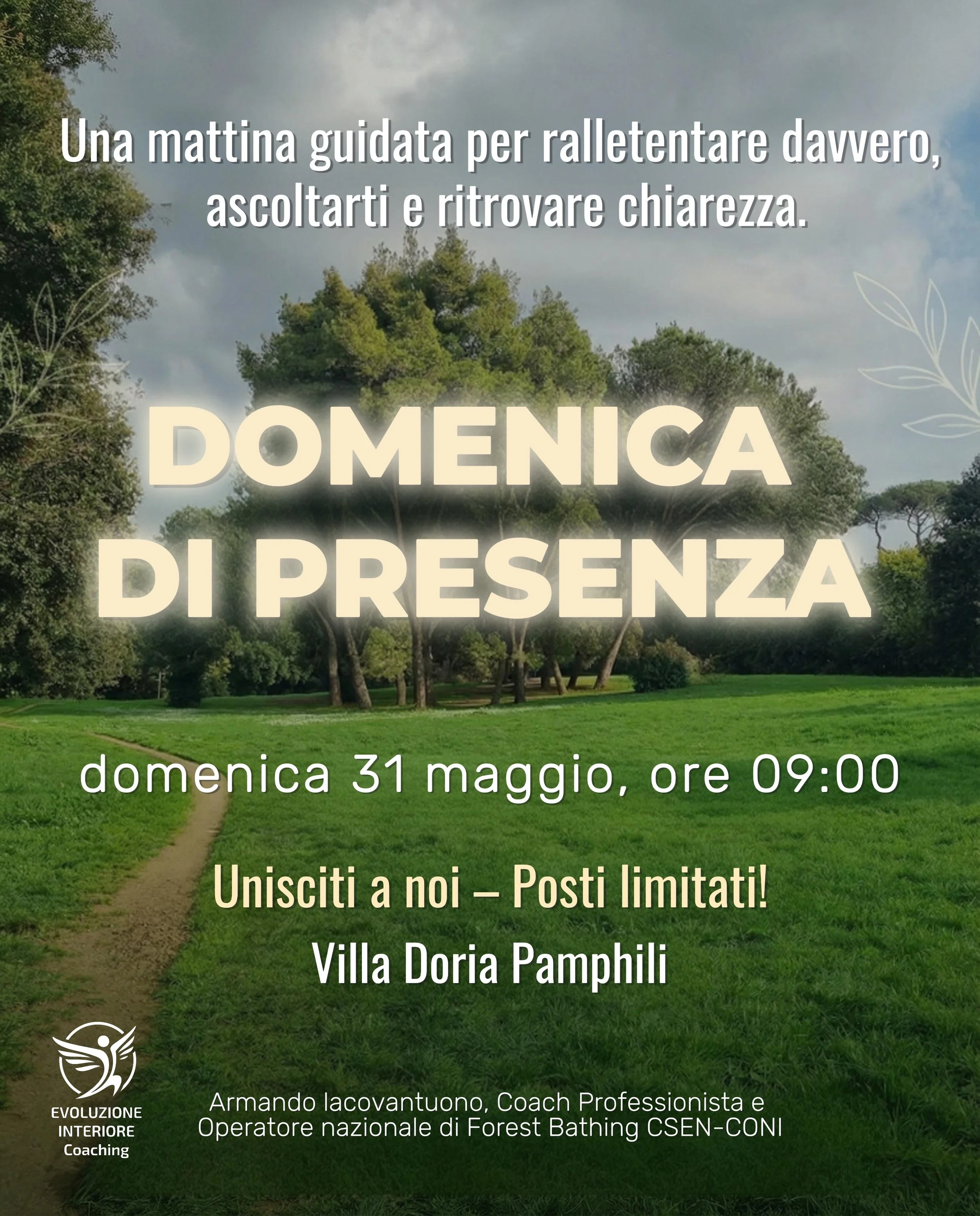 Domenica di Presenza · Villa Pamphili | 31 Maggio