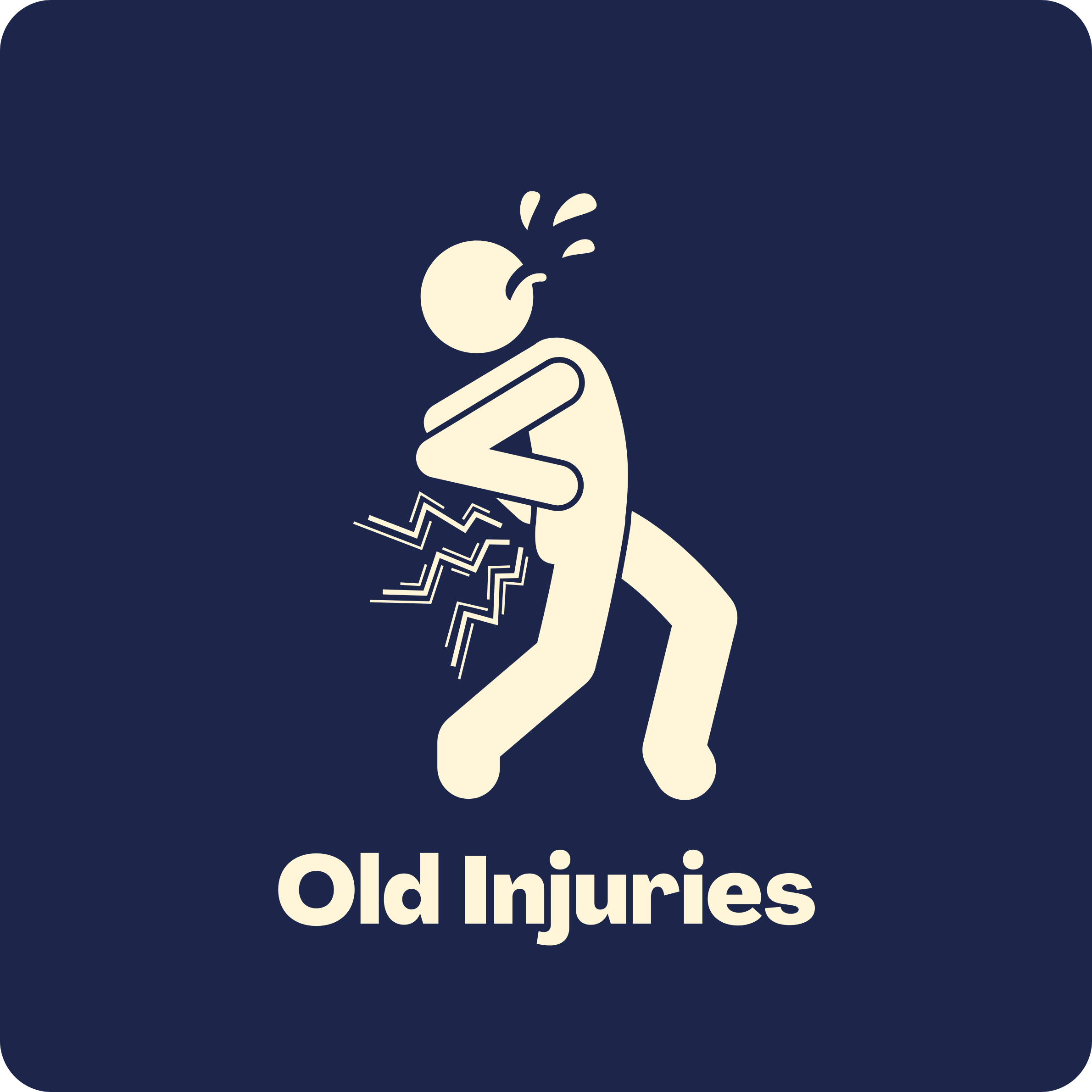 Areas that technically healed but never quite felt the same again.