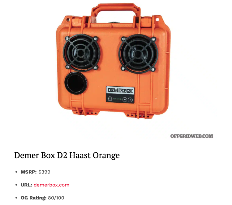 DemerBox coverage from RECOIL Offgrid