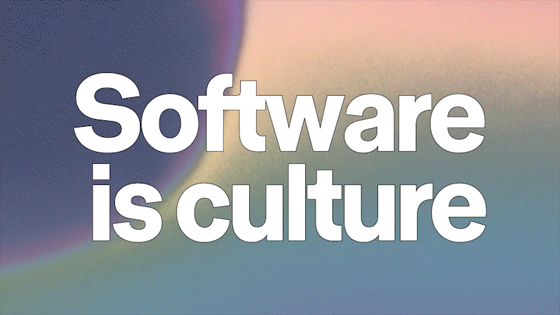 Software is Culture