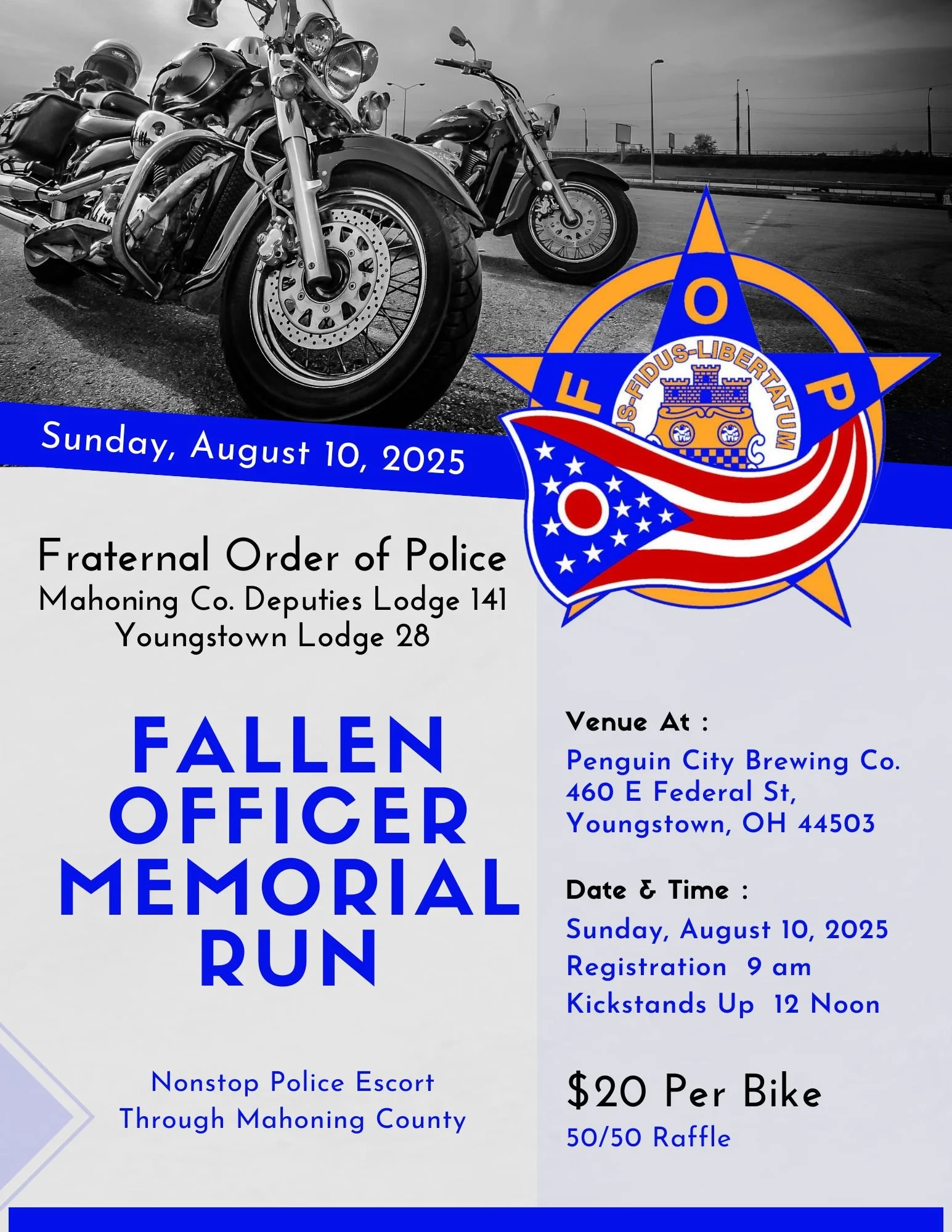 FOP Fallen Officer Memorial Motorcycle Run