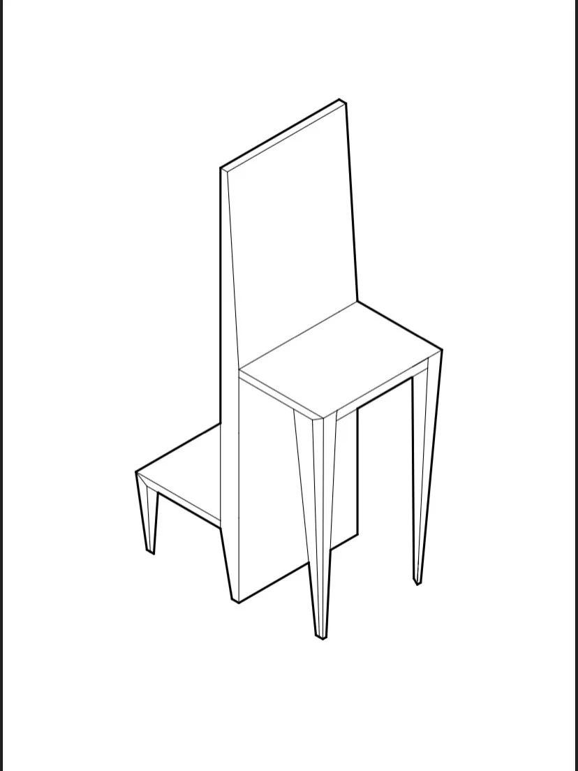 Body Conscious redesign of Vlastislav Hofman&rsquo;s chair for Josef Maratka 
*designed to accommodate perching &amp; squatting* 
Yay!