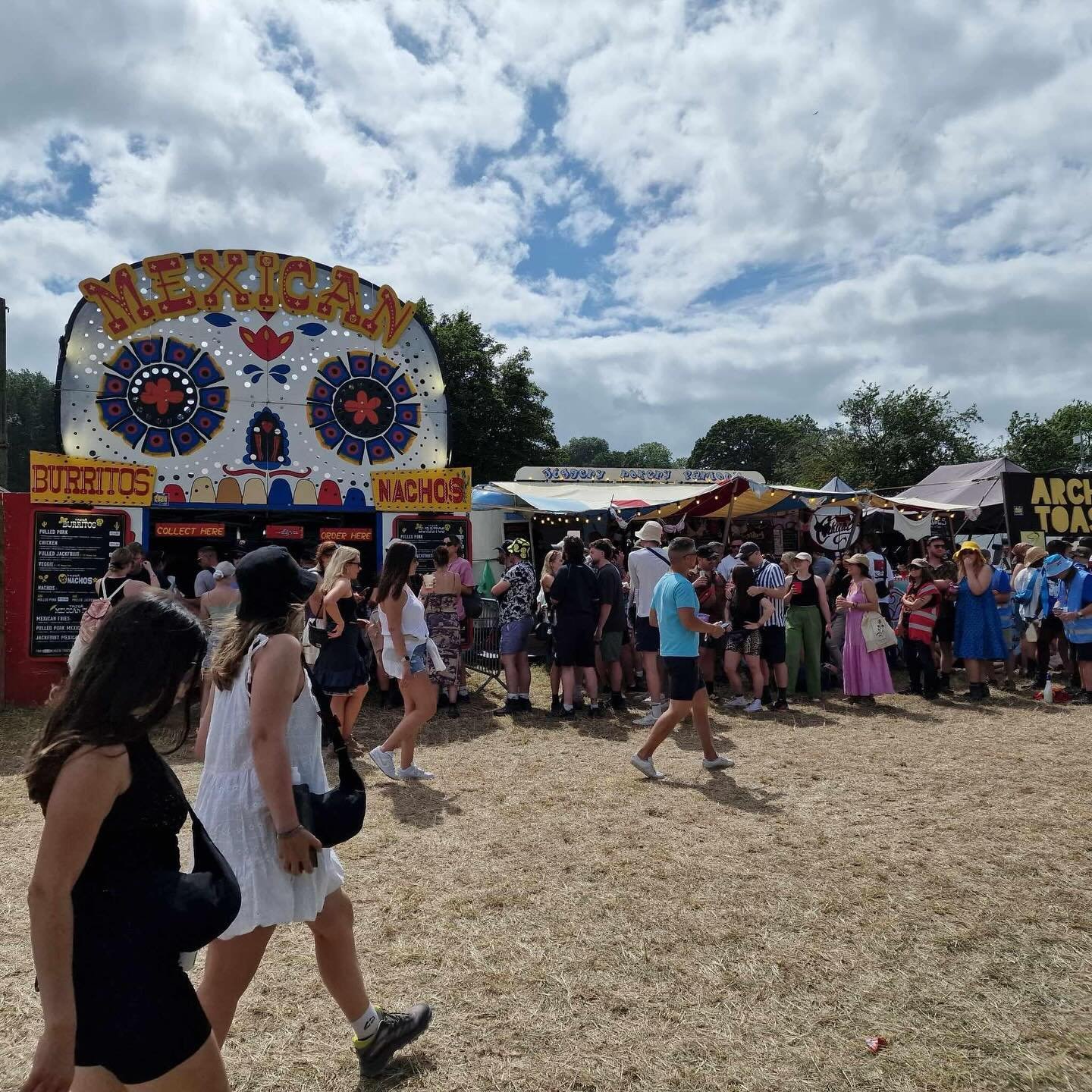 @glastofest people!!! Come and find us in Shangri La, grab a burrito! 🌯