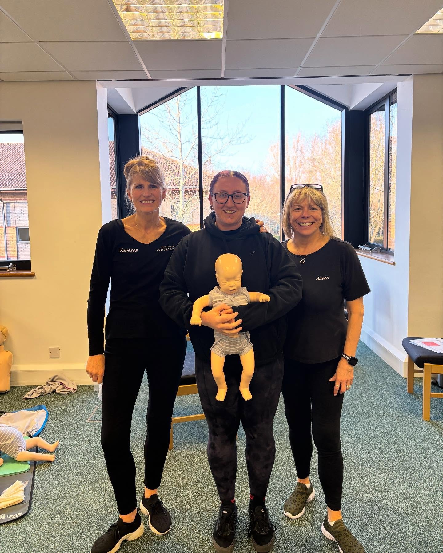 Thanks to Aileen and Vanessa at @fatpanda_firstaidtraining we&rsquo;re freshly clued up on emergency first aid at work! Would 100% recommend. The training was fun, really engaging and full of energy. ⛑️
