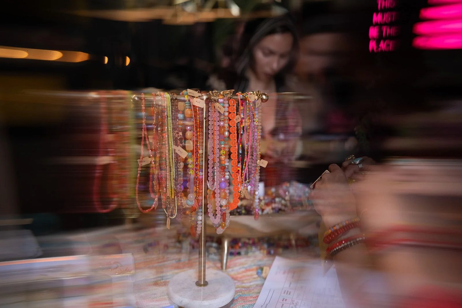 We love curating displays and collections that call in the joy! Bright, neon bursts of love for you and your guests!