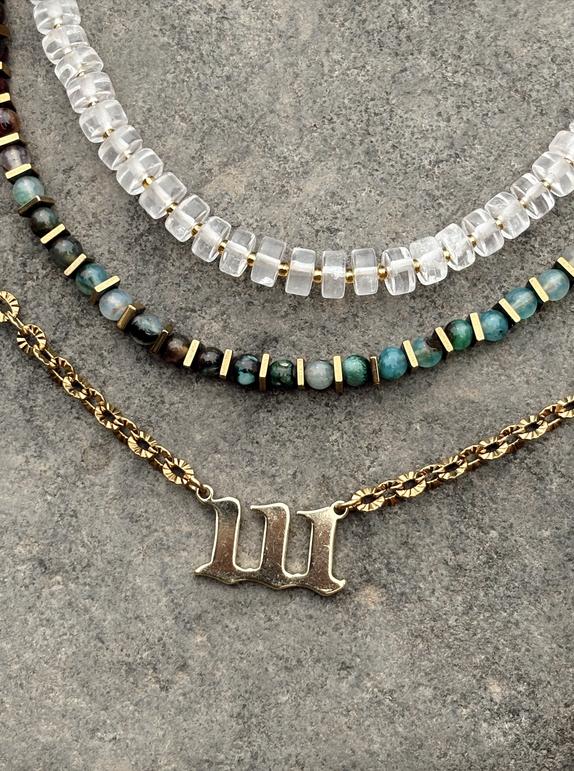 Magic Recipe 18kt gold PVD chain and gemstone necklace stacks.png